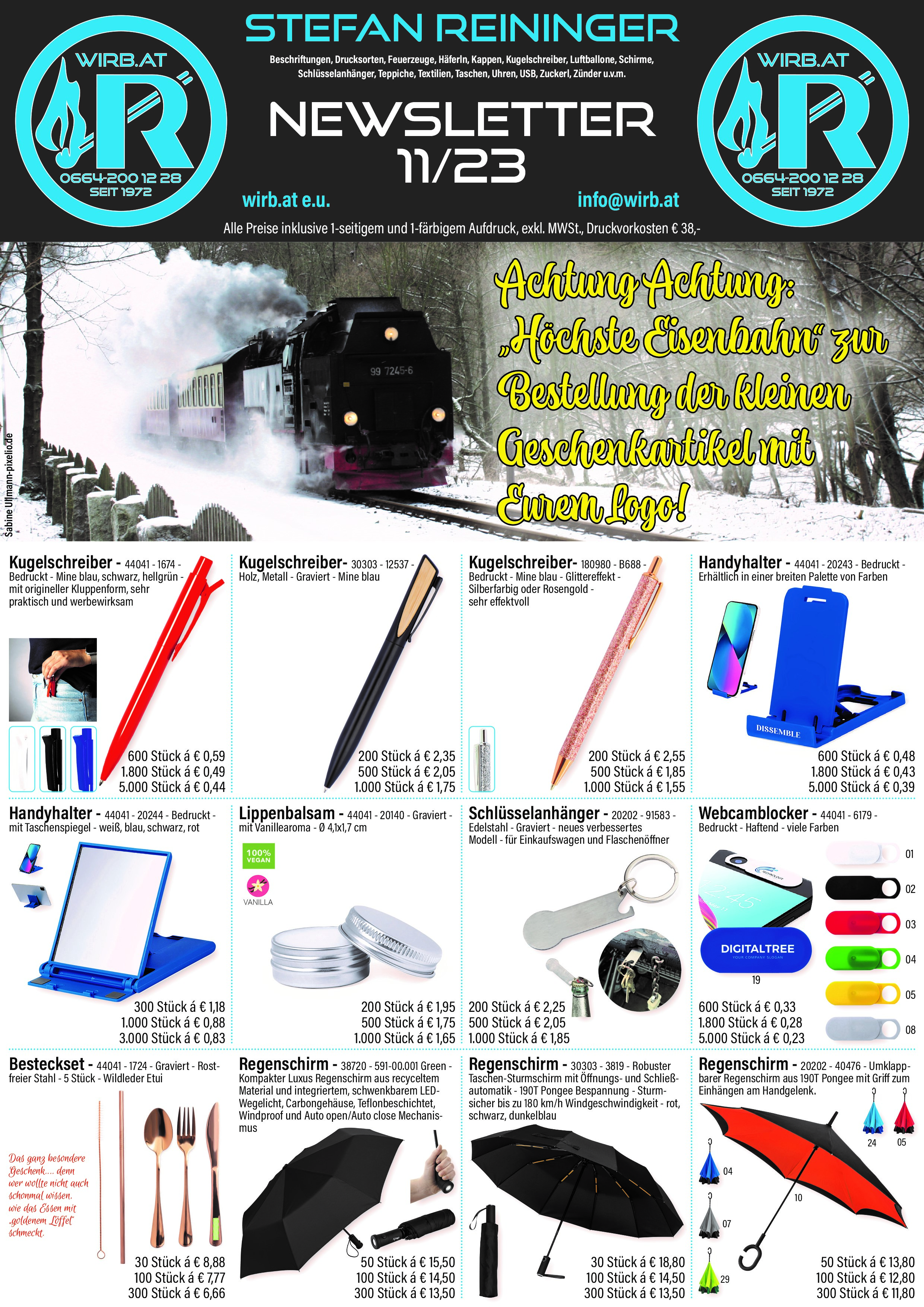 Newsletter Weihnachten